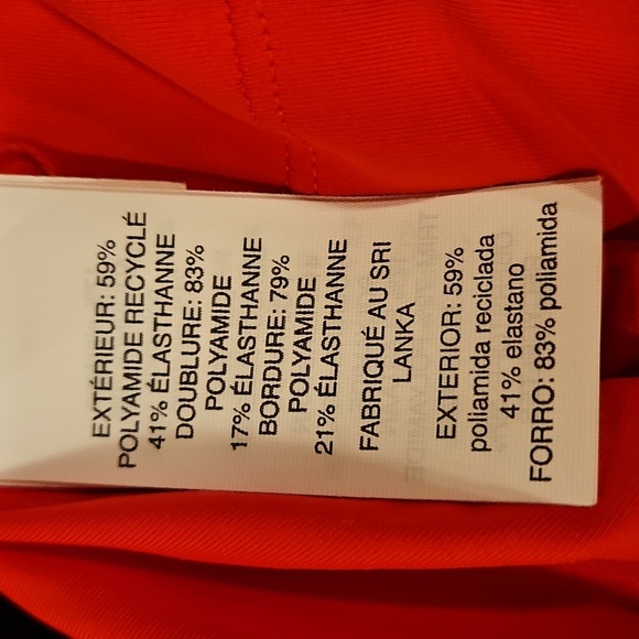 💕VUORI💕 Encinitas One Piece Swimsuit ~ Bold Red XL NWT - Picture 14 of 14